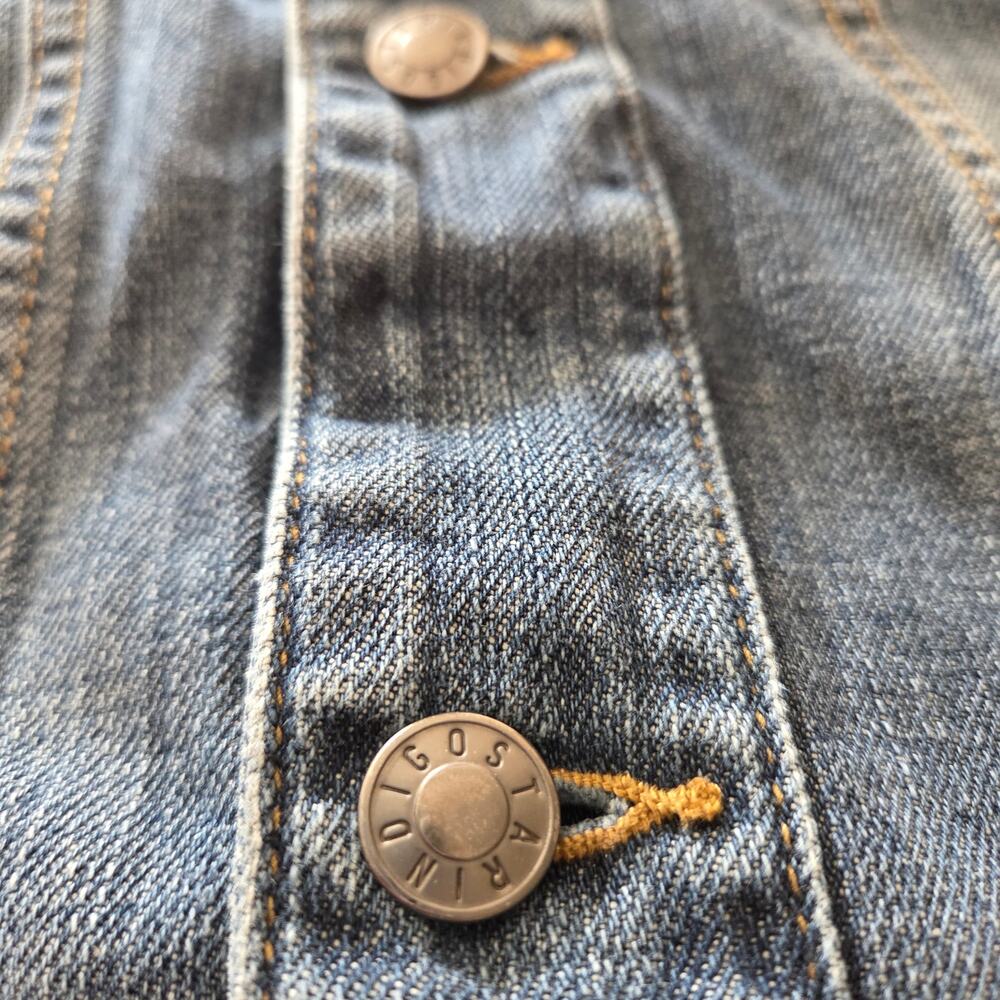 Indigo Star Denim & Dry Goods American Vintage KIDS Jean Jacket Knit Hood✨️10/12 - Picture 8 of 11